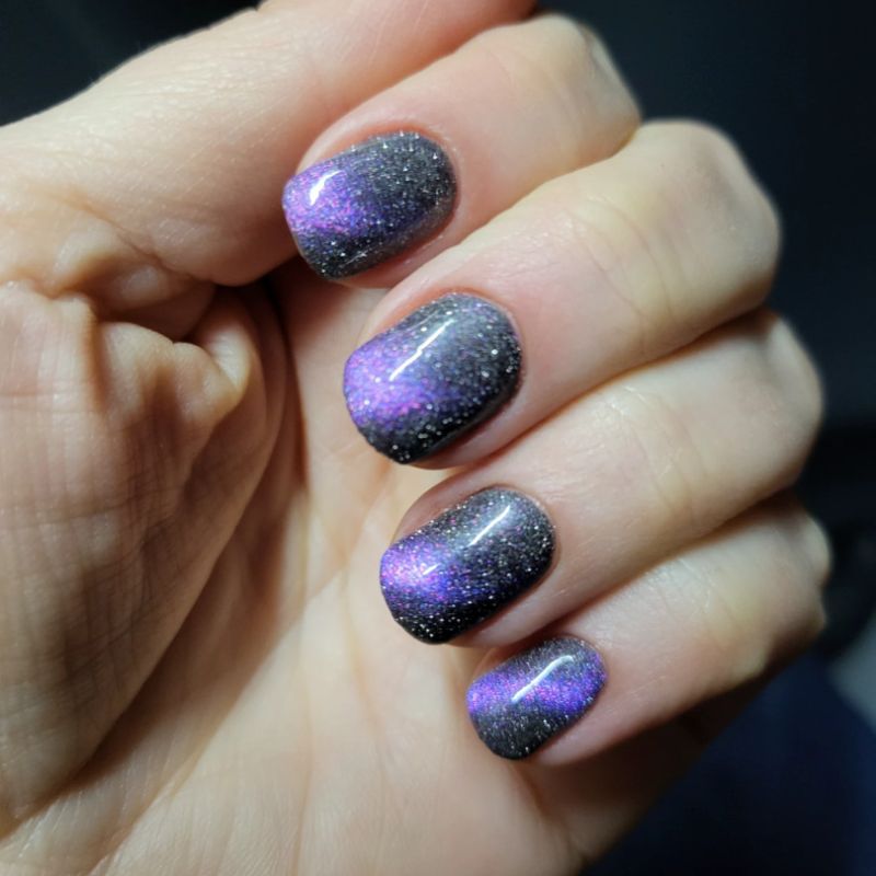 Manikīrs ar gellakas pārklājumu + NAILS Magnetic dizaina pārklājums