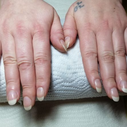 Manikīrs, gēla lakas pārklājums