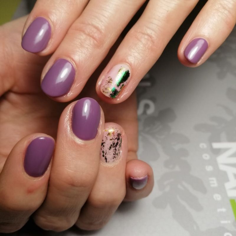 Gēllakas pārklājums, folija dizains