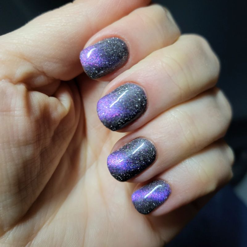 Manikīrs ar gellakas pārklājumu + NAILS Magnetic dizaina pārklājums