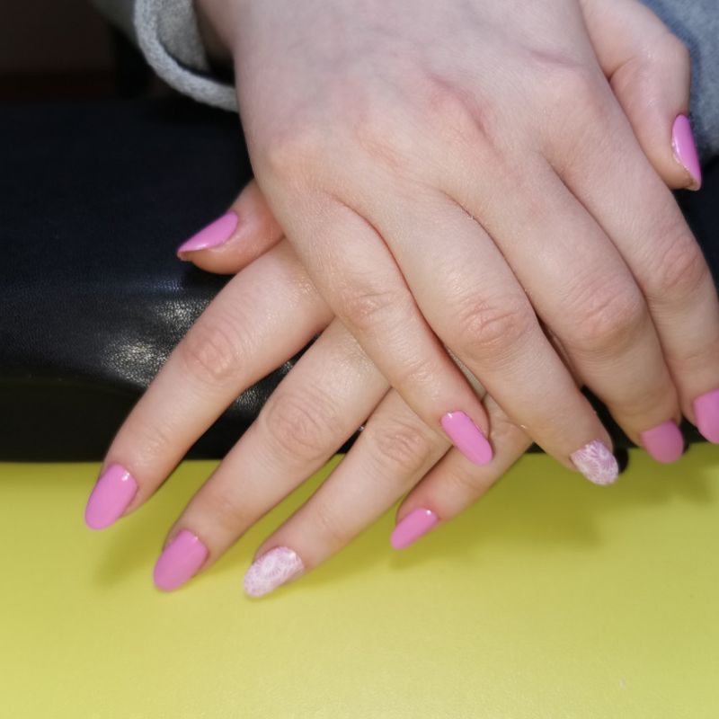 Sausais manikīrs ar gēllaku+zimodziņš