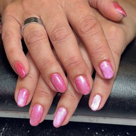 Manikīrs ar gellakas pārklājumu + NAILS Magnetic dizaina pārklājums